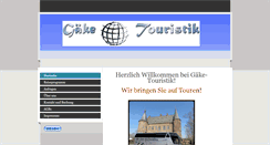 Desktop Screenshot of gaeke-touristik.de